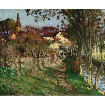 РЕПРОДУКЦИИ НА КАРТИНИ Вечер в Сен Жермен сюр Авр (1939)